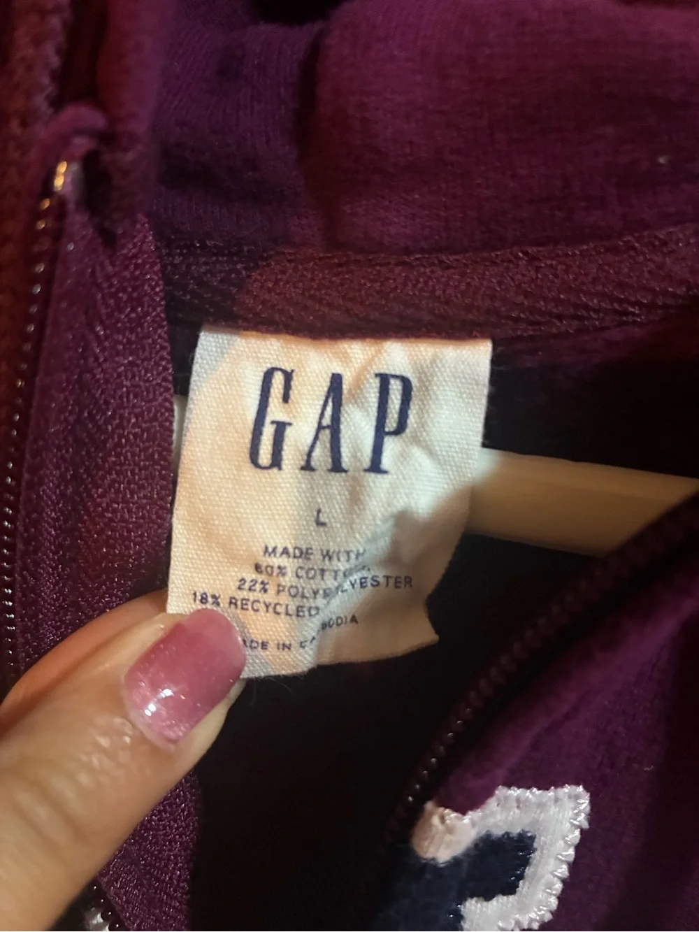 GAP plum colored